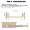 VITERLYNX 200Lbs Heavy Duty Drawer Slides 1 Pair 10 14