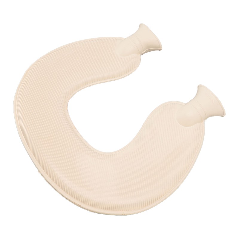 U Shaped Neck Hot Water Bag Double Knitted Insulation Rubber