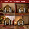 Farmhouse Nativity Scene Indoor – Holy Family Resin Christmas Decoration