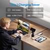 Flat Plug Surge Protector Tower, TenTrend Power Strip Tower with