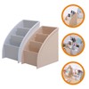 Operitacx 2Pcs plastic organizers white kitchen table desktop makeup organizer
