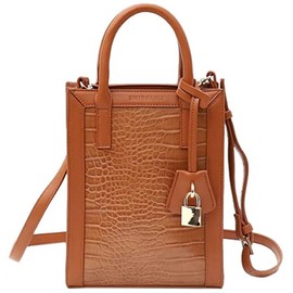 Samir Nasri Women's Tote Bag, Frame 2-Way Mini Tote Bag, brown (340)