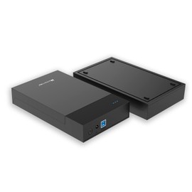 Mackertop 3.5" Hard Drive Enclosure Tool-Free External Hard Drive Enclosure 5Gbps USB 3.0 to SATA Adapter Hard Disk Case for 3.5 Inch HDD/SSD Max 6TB (Support UASP)