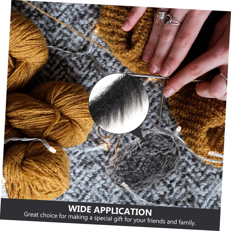 Gadpiparty Faux Fur Chunky Yarn for Crocheting Soft Fluffy Wool