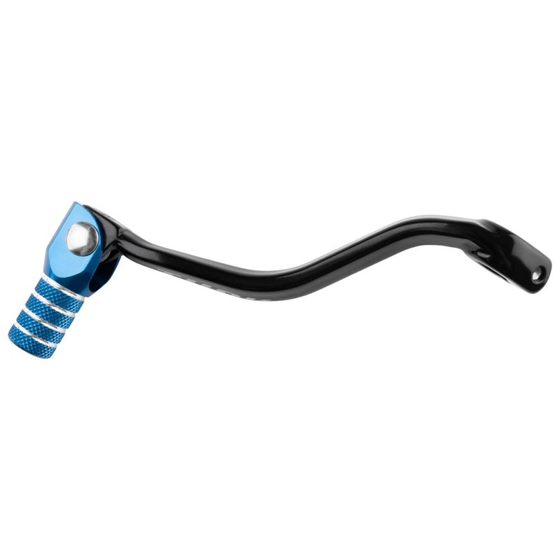 TUSK Folding Shift Lever Black/Blue Tip for Kawasaki KX100 1995-2009,2011-2013