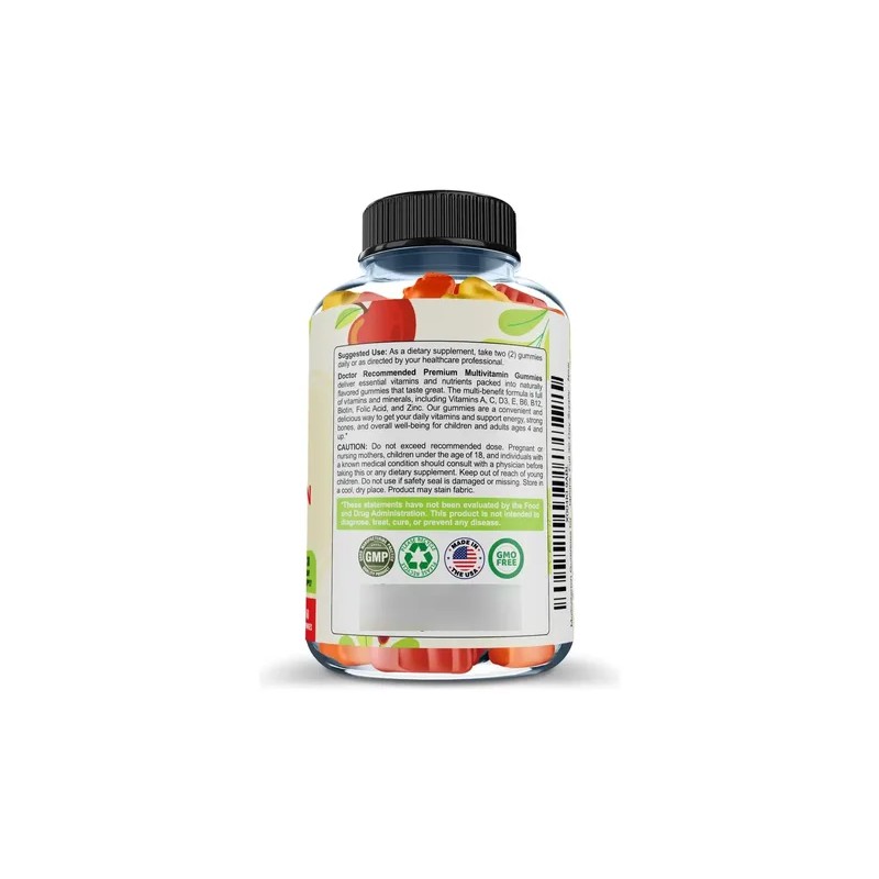 Gomitas Multivitamínicas Premium Para Niños 60 Gomitas