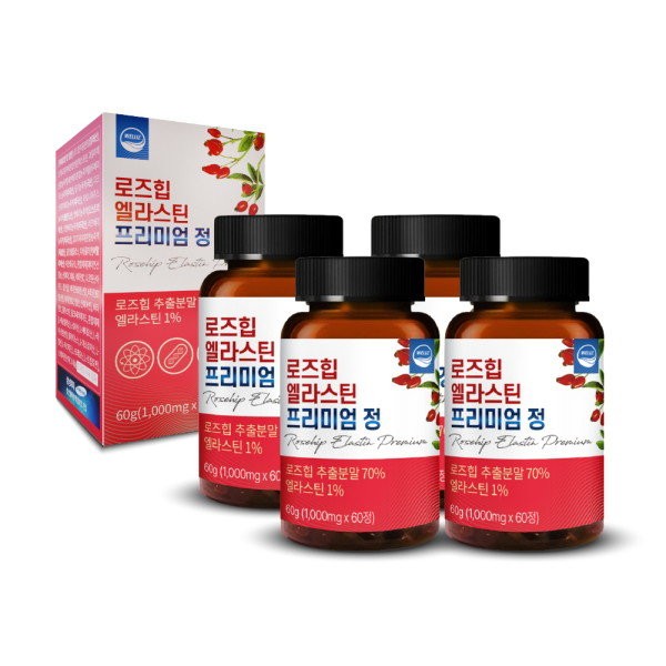 [Wellys] Rosehip Puree Elastin Premium Tablets 1,000mgx60 Tablets 3, 6