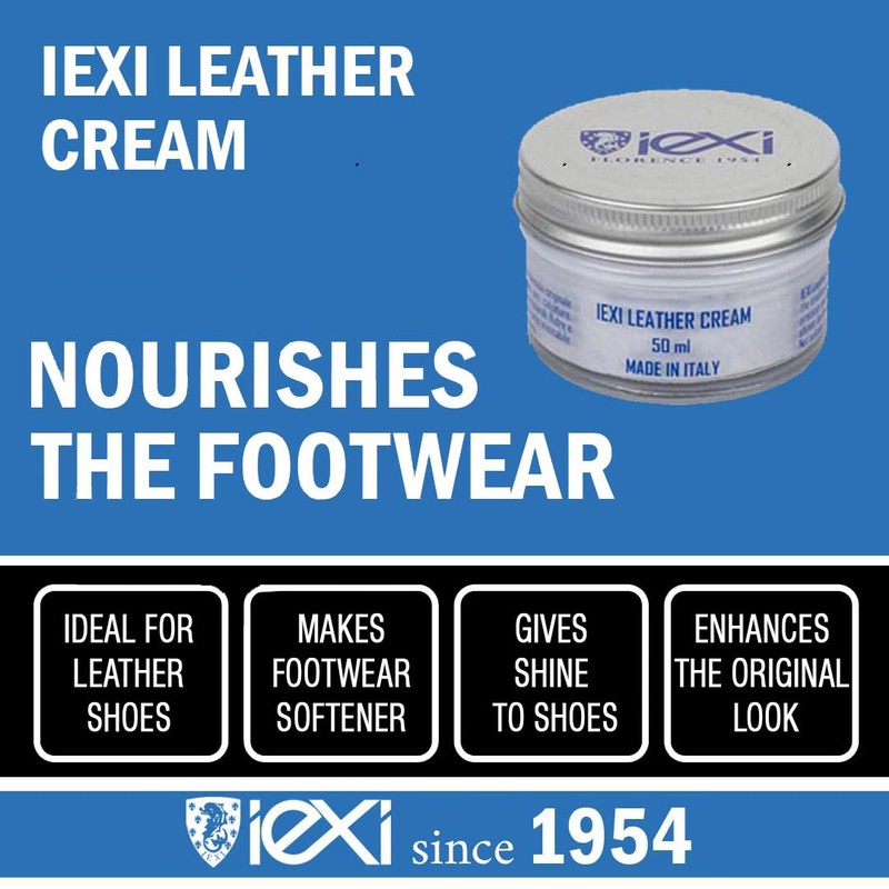 IEXI Leather Shoe Cream - Leather Cream 50ml - Cream