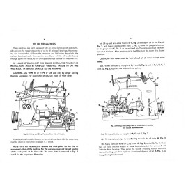 SINGER Instruction Manual for Using Singer 247-4 247-5 247-6 247-7 Sewing Machines
