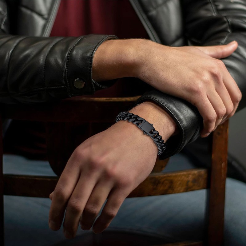 Mens Bracelets Stainless Steel Bracelet Men Bracelet Mens Cuban Link