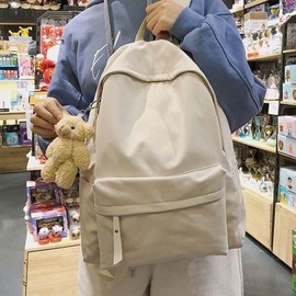 Sports backpack modern men's bag men's school bag new semester 3 color men's backpack simple women blue