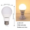 12V A19 LED Light Bulb Soft White 2700K 60 Watt
