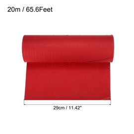 MECCANIXITY Honeycomb Packing Paper 11.5 Inch x 65.6 Feet Cushioning Wrap Rolls Packing Paper for Moving Shipping Packaging Gifts Red