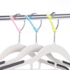 QUARKZMAN Pack of 40 Clothes Hangers, Windproof Plastic Strips Hooks,