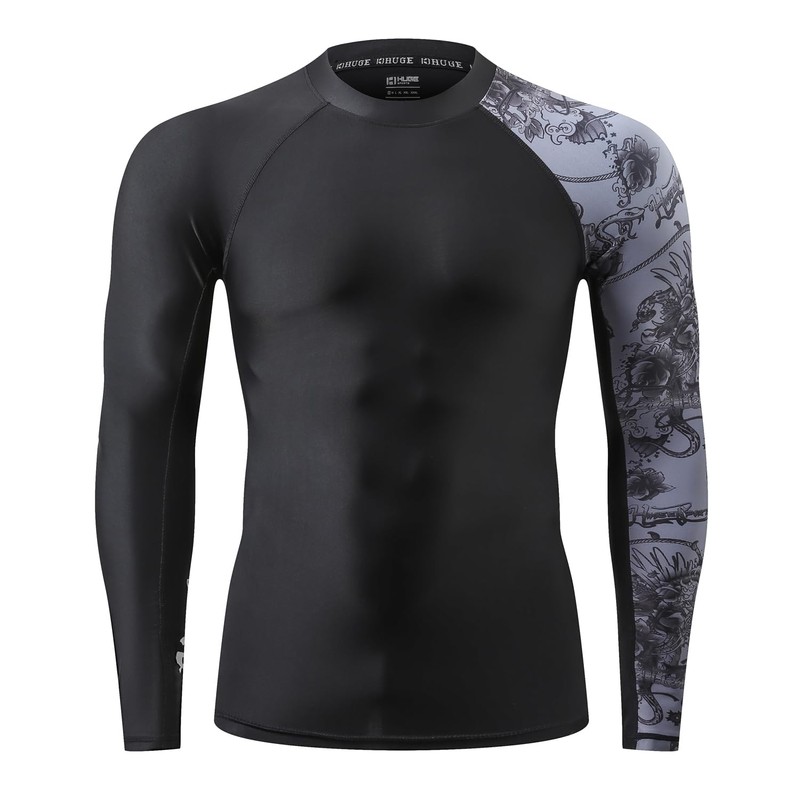 HUGE SPORTS Men's Splice UV Sun Protection UPF 50+ Skins