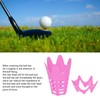 20 Pcs Plastic Golf Ball Holder Resistanceless Golf Simulator Tees