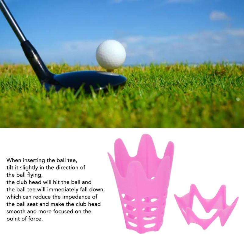 20 Pcs Plastic Golf Ball Holder Resistanceless Golf Simulator Tees