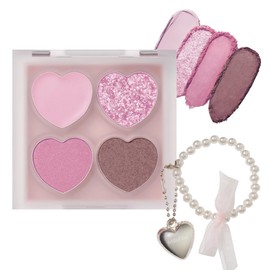 Milfie Puffy Tear Bag Palette 03 Sweet Lavender Eye Shadow for Tearbags Concealer, Cream Liner, Glitter, Bourbee, Lilac