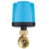Snblzhef Normally Closed Motorized Ball Valve AC110V 2-Wire Brass Electric