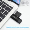 SD Card Reader, Seminer 4-in-1USB C/USB 2.0 Dual Slot OTG