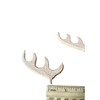 Cuckoo Clock Deer Antlers Solid Wood (3-1/2”)- Replacement Parts -