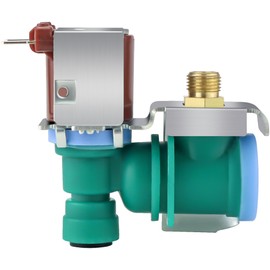 2026 Upgrade W10498992 W10238100 WPW10238100 W10498990 Refrigerator Water Inlet Valve Fit for Whirl-pool Kitchen-Aid Ken-more, Replaces for W11512399 K-77473 Water Inlet Valve By Fetechmate