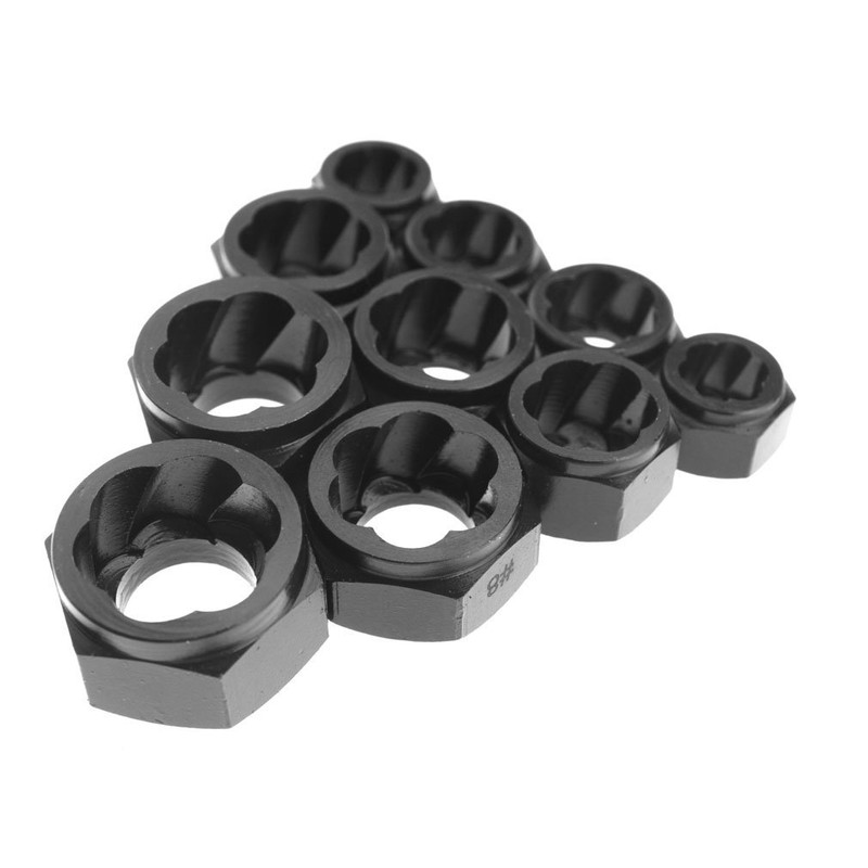 (9-19mm) Damaged Nut Bolt Remover Stud Extractor Locking Socket 11pcs