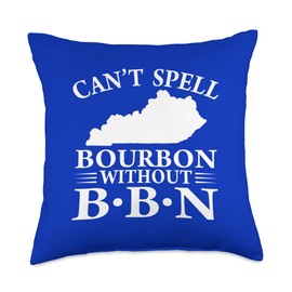 Kentucky, Basketball, Football Bourbon Throw Pillow