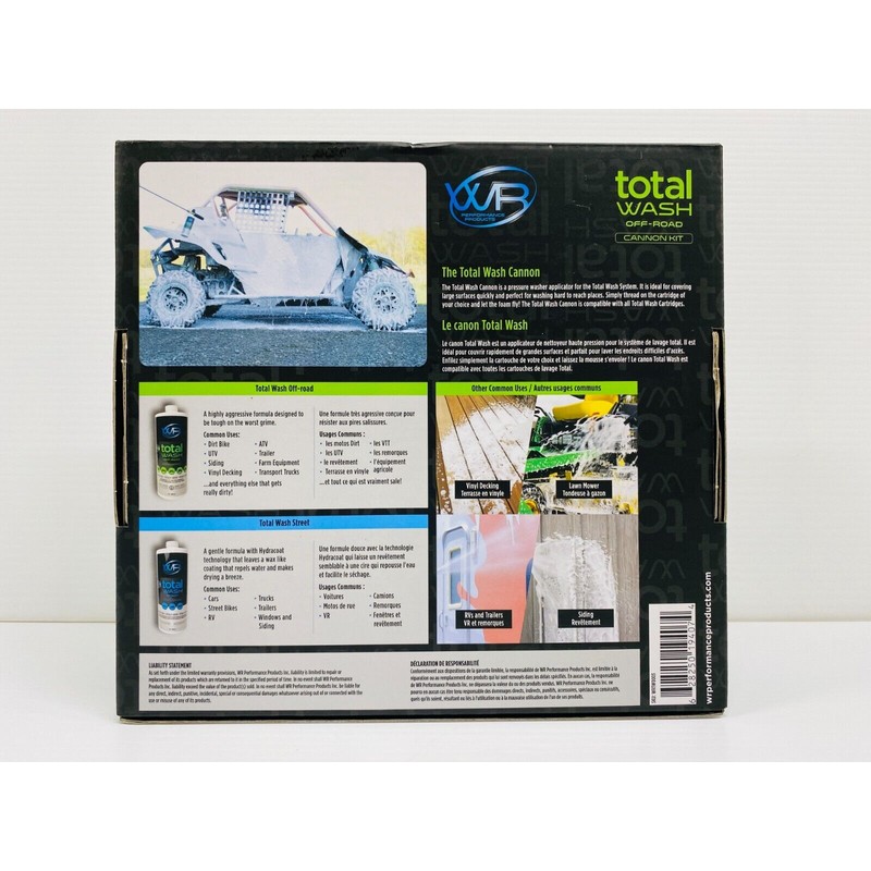 WR Performance Total Wash Off Road Foam Cannon Wash Kit