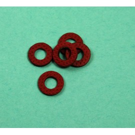 Generic 5pcs M4 Insulation Gaskets Fastening Pads Outer 8MM Bore 4MM Thickness 1MM