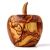 das Olivenholzbrett Box with Lid IN Apple Shape - 10cm