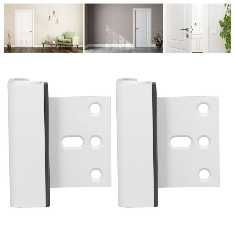 2pcs Home Door Security Lock Aluminium Alloy Door Reinforcement Lock