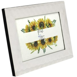 IZY | Portarretratos Hexagonos 4x6, Marco Elegante y de Alta Calidad, Plateado