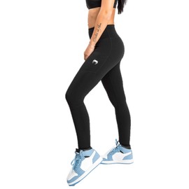 Venum Women's Standard Essential Performance Leggings, Black, Large
