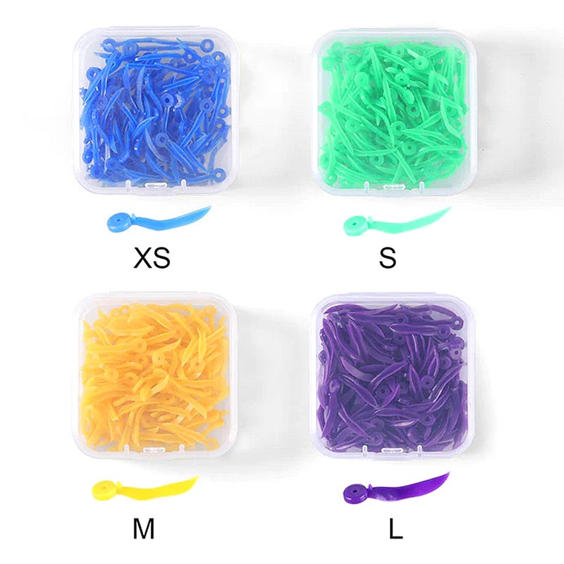 LA MIERE 100/Box Diastema Wedges, Disposable Plastic Poly-Wedges Dental Fixing