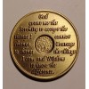 15 Year AA Bronze Medallion Sobriety Coin Recovery