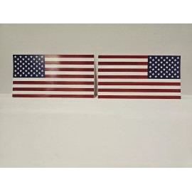 L1G American Flag Decals Sticker United States USA Window Bumper Toolbox Left Right
