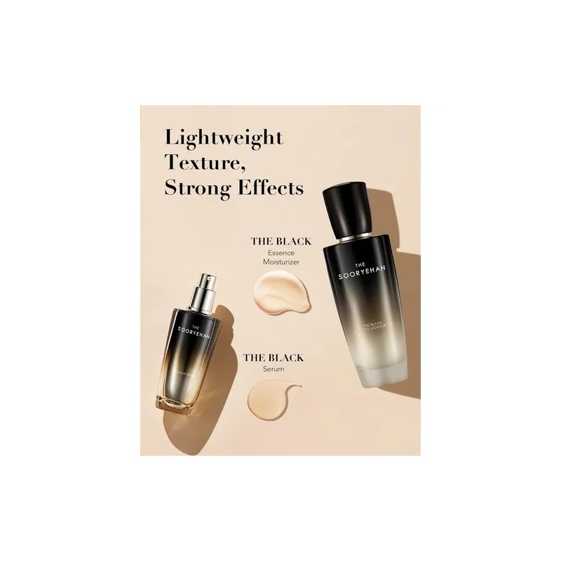 Sooryehan The Black Skincare Set (160 Ml 5.41 Fl Oz)