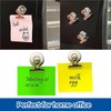 6 Pcs Magnetic Clips,Fridge Magnets,Silver Scratch-Resistant Magnetic Clip,Powerful Whiteboard Magnets