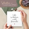 ARTFAVES® Wooden Picture with Saying - Life is Better with