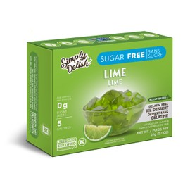 SIMPLY DELISH Lime Jel Dessert, 6 x 20g
