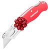Sheffield 12614 Red Folding Utility Knife, Stocking Stuffers, Gifts for