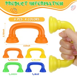 Shappy Bulk Whisper Reading Phones for Classroom Auditory Feedback Whisper Phone Manipulatives for Preschool Children Accelerates Reading Fluency and Pronunciation Toy Tool Supplies (6 Pcs)