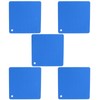 5pcs Silicone Pot Holders Mat Heat Resistant Anti Slip Square