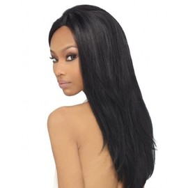 Outre Premium Human Hair New Yaki Weaving Hair Extension (10"M, 1B(Off Black))