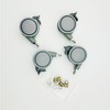 LIKERAINY Nylon Swivel Castors for Furniture with Brake FC3511A with