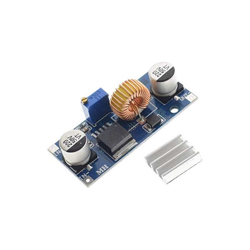 DollaTek 5Pcs XL4015 5A DC-DC Step Down Adjustable Power Supply