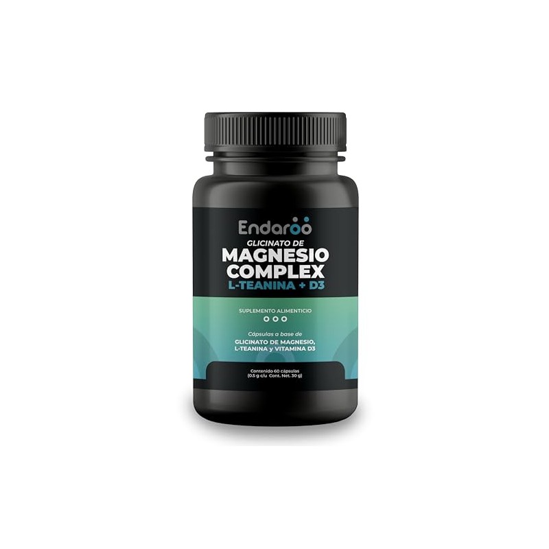 Glicinato Complex con L-Teanina y Vitamina D3 | Magnesio de