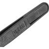 bnafes Black Plastic Slant Flat Tip Anti-static Tweezers 4.7 Inch