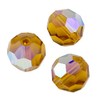Preciosa Crystal Round Bead 6mm Topaz AB (Package of 20)